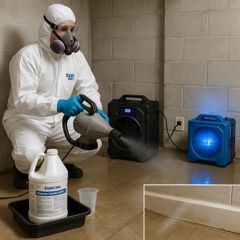 Sanitization and Odor Removal process in Groton, CT